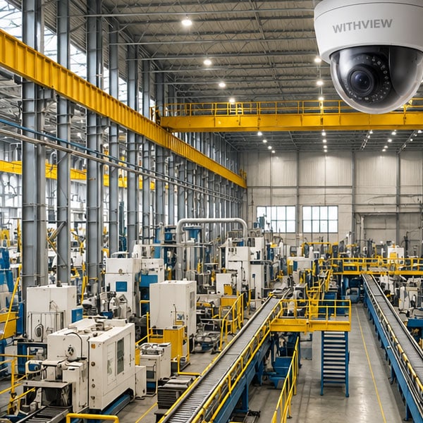 withview-factory-door-cctv 공장 및 창고 외부 CCTV 설치 사례